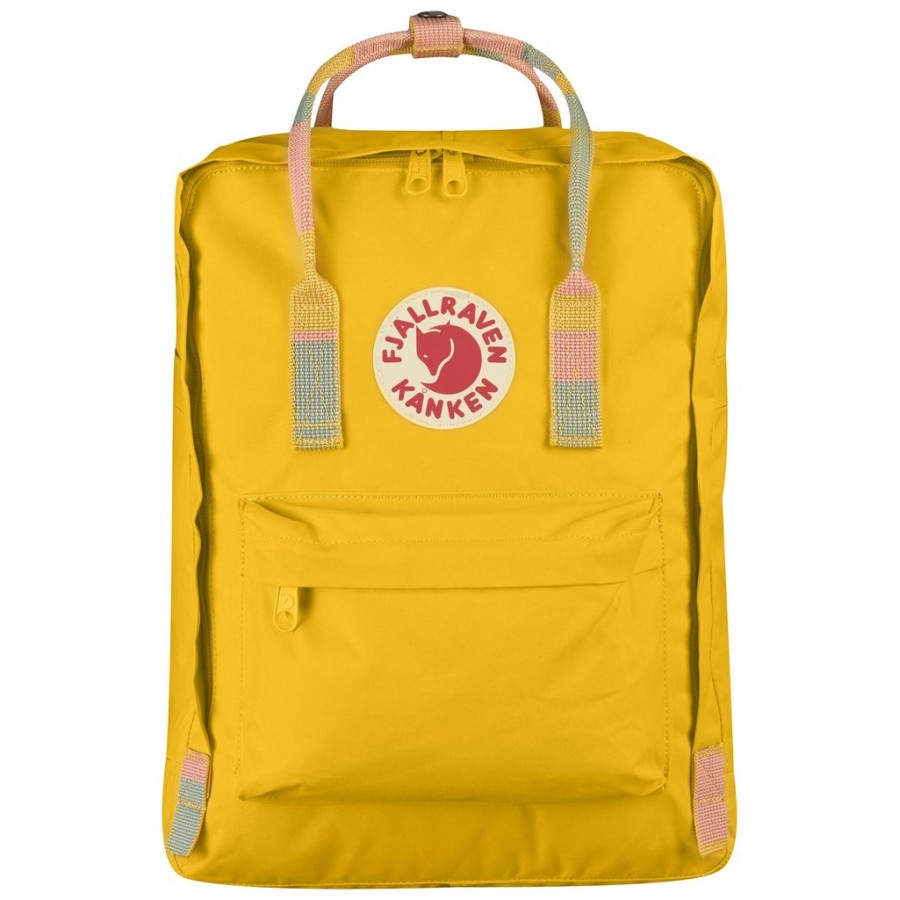 kanken mini warm yellow random blocked