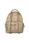 MCM Fashion Gold Super Mini Stark Visetos Bebe Boo Backpack