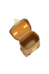 MCM Letter Print Flip Small Suitcase Shoulder Messenger Bag Handbag
