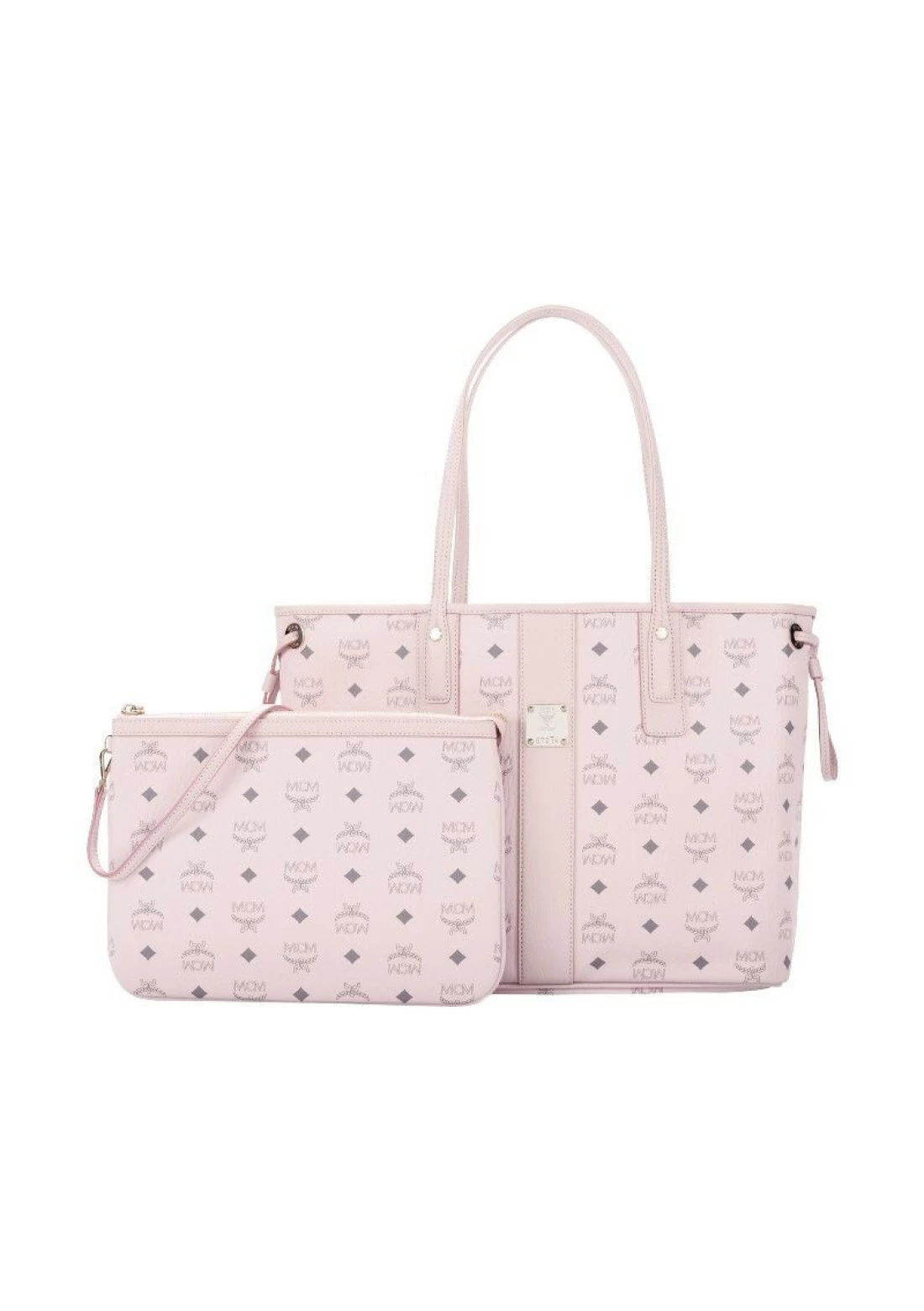 What's in my bag: MCM Liz Tote in Powder Pink 