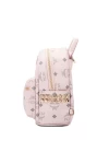 MCM Stark Visetos Series Soft Pink Printed Logo Backpack