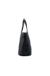 MCM Visetos Black Fabric Reversible Tote Handbag