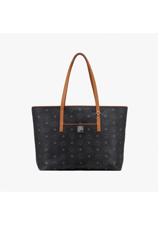 MCM Anya Top Zip Shopper in Visetos Bag