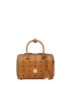 MCM Essential Boston in Visetos Bag