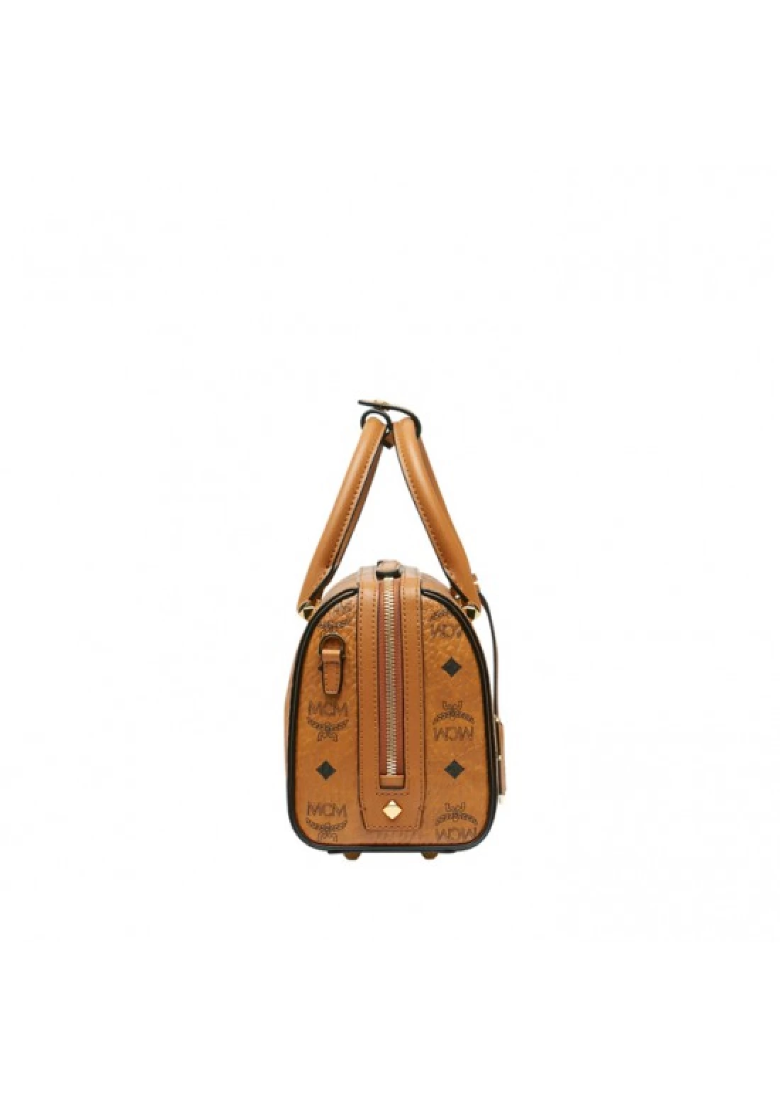 Boston Bag in Visetos Original  Boston bag, Leather top, Essential bag