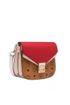 MCM Patricia Shoulder Bag in Color Block Leather Bag