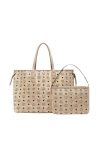 MCM Reversible Liz Shopper in Visetos Bag