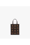 MCM Aren Tote in Mini Visetos Black Women