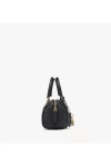 MCM Ella Mini Boston Bag in Visetos Black Women