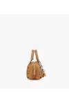 MCM Ella Mini Boston Bag in Visetos Cognac Women