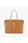 MCM Reversible Liz Shopper Large in Visetos Cognac Women