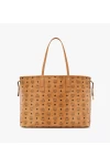 MCM Reversible Liz Shopper Large in Visetos Cognac Women