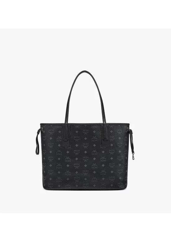 MCM Reversible Liz Shopper in Visetos Black Women