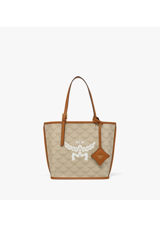 MCM Himmel Shopper Mini in Lauretos Beige Women