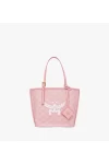 MCM Himmel Shopper Mini in Lauretos Pink Women