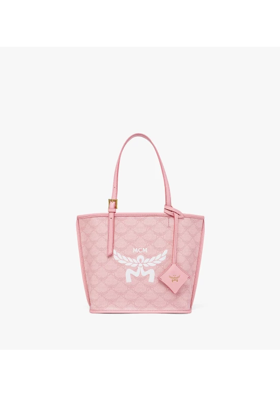 MCM Himmel Shopper Mini in Lauretos Pink Women