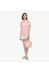 MCM Himmel Shopper Mini in Lauretos Pink Women