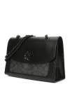 Coach Parker with Rivets and Snakeskin Detail Black Multi Women