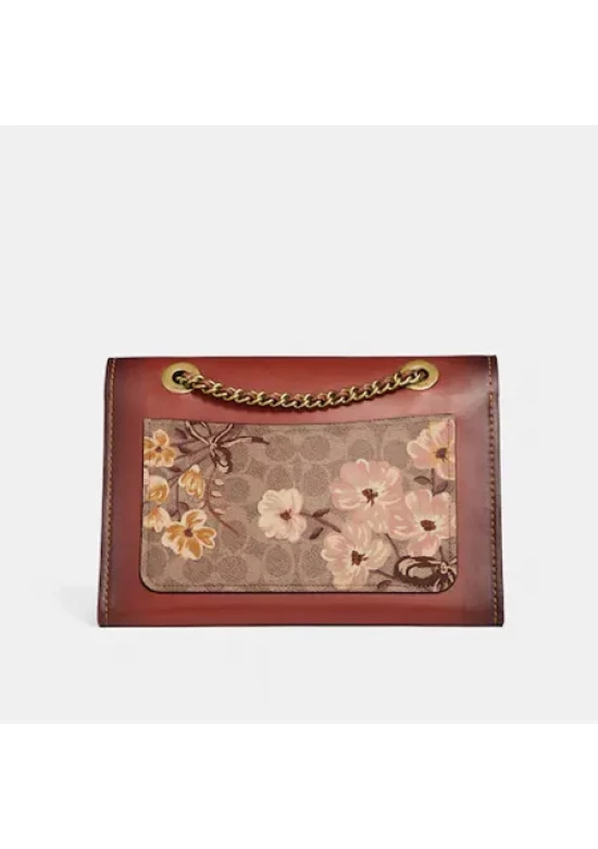 Coach Parker In Signature Canvas With Prairie Floral Print for Women