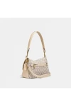 Coach Soft Tabby Shoulder Bag in Signature Jacquard Stone Ivory for Women