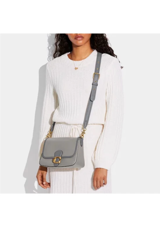 Coach Soft Tabby Shoulder Bag in Colorblock Grey for Women