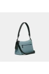 Coach Soft Tabby Shoulder Bag In Colorblock Pewter Sage Multi for Women
