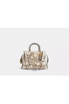 Coach Rogue 25 in Colorblock with Tea Rose and Snakeskin Detail Women