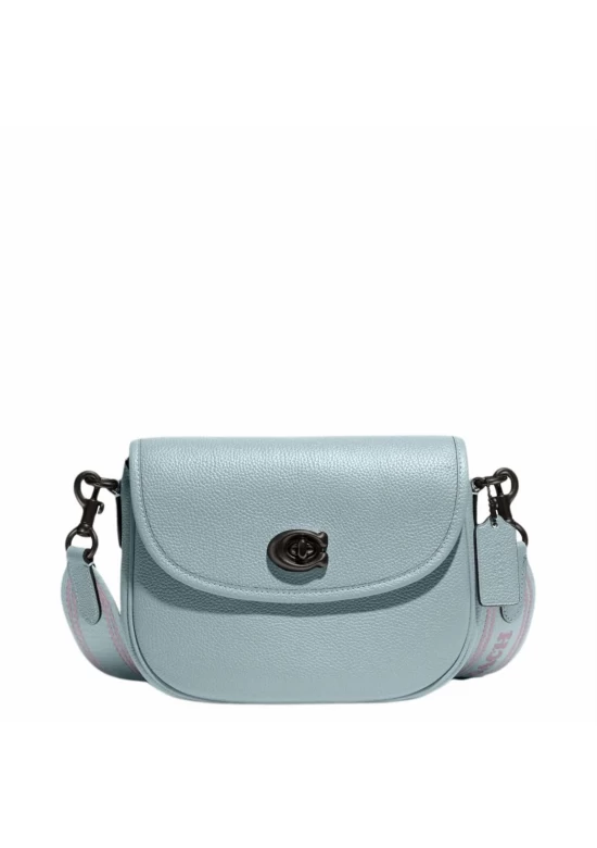 Coach Willow Saddle Bag Blue for Women