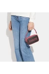 Coach Jamie Wristlet in Signature Canvas with Varsity Motif Pink for Women