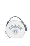 Coach Canteen Crossbody in Signature Canvas with Varsity Motif for Women