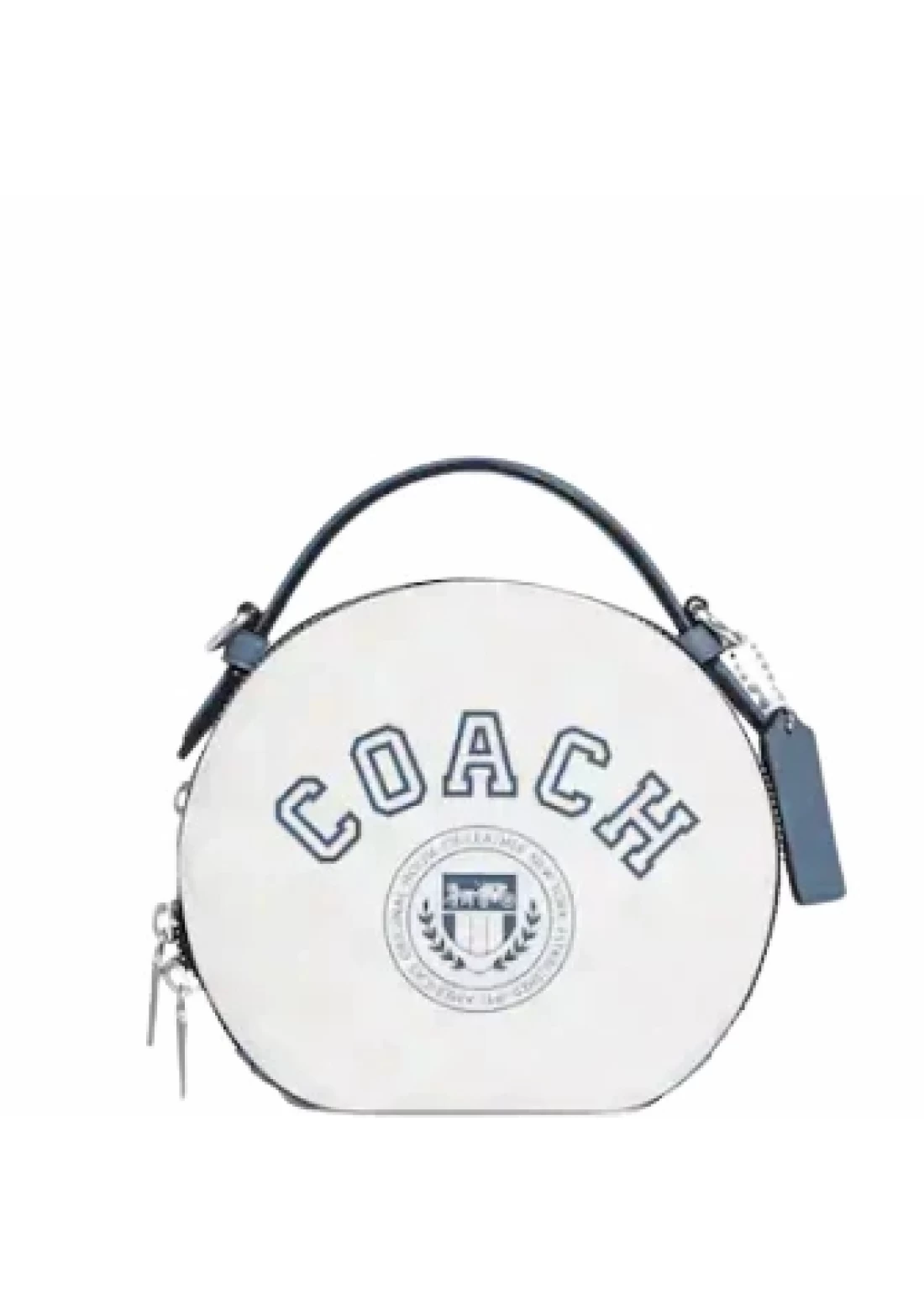 Coach Canteen Crossbody in Signature Canvas with Varsity Motif for