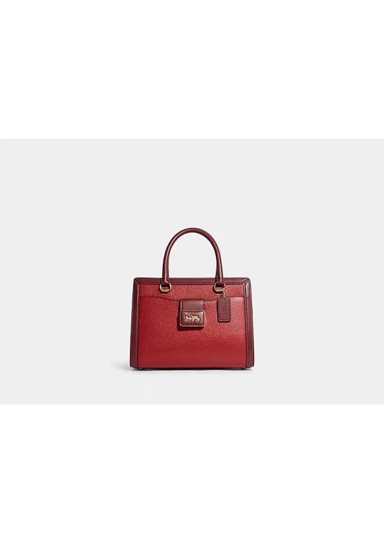 Coach Grace Carryall in Colorblock Red Apple Women
