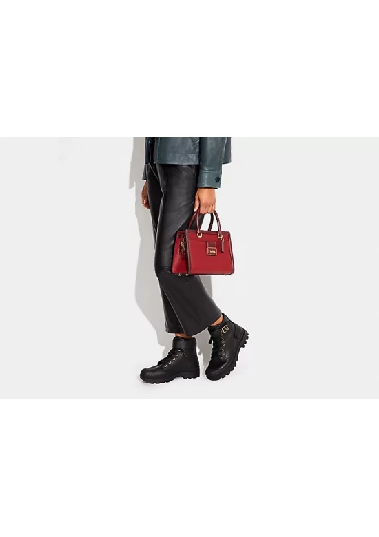 Coach Grace Carryall in Colorblock Red Apple Women