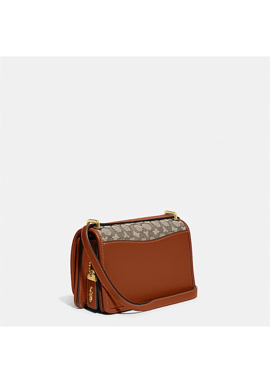 Coach Bandit Shoulder Bag in Signature Textile Jacquard for Women