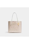  Coach City Tote With Coach Monogram Print Chalk for Women