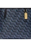 Coach City Tote With Coach Monogram Print Navy for Women