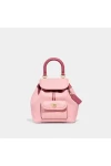 Coach Riya Backpack 21 in Colorblock Brass Pink for Women