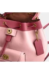 Coach Riya Backpack 21 in Colorblock Brass Pink for Women