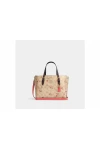 Coach Mollie Tote 25 in Signature Canvas with Heart and Star Print Women