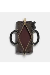 Coach Lacey Crossbody in Signature Canvas Brown Black Women