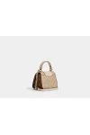 Coach Lysa Top Handle in Signature Canvas Ivory Women