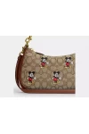 Coach Disney X Coach Teri Shoulder Bag in Signature Jacquard with Mickey Mouse Print Women