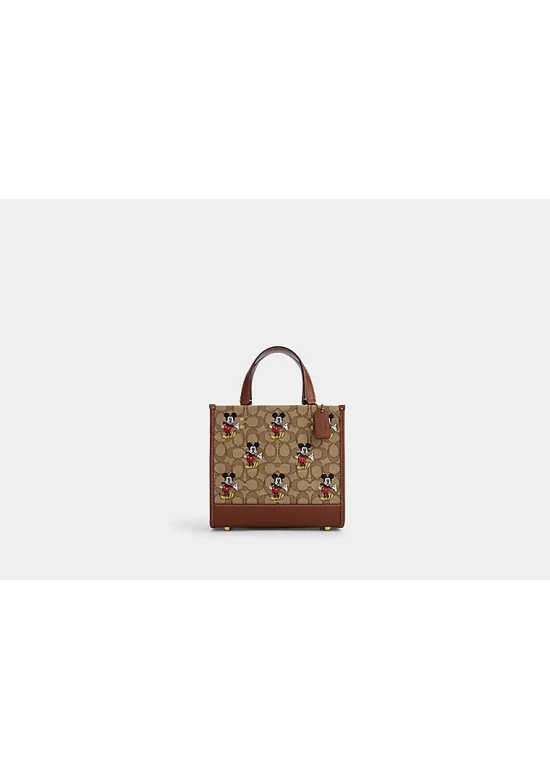 Coach Disney X Coach Dempsey Tote 22 in Signature Jacquard with Mickey Mouse Print Women