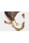 Coach Mira Shoulder Bag with Horse and Carriage Print Truffle Amber Women