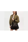 Coach Andrea Carryall in Signature Canvas Brown Black Women