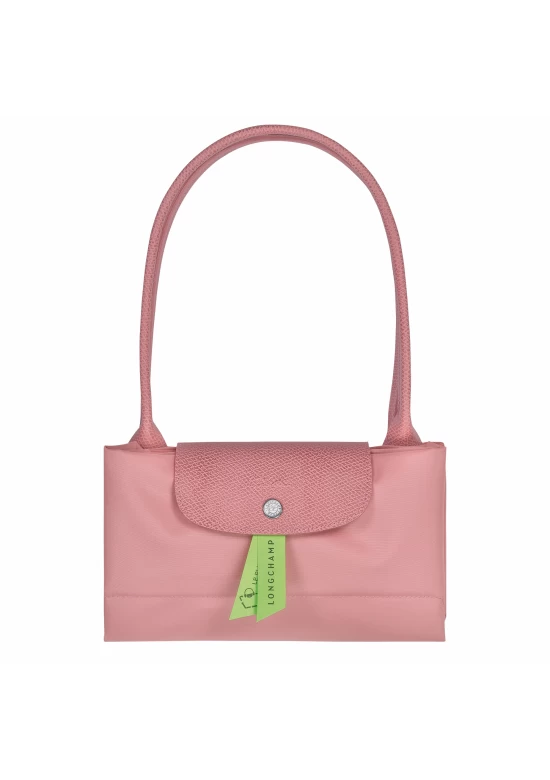 Longchamp Le Pliage Green L Tote Bag Recycled Canvas Petal Pink Women