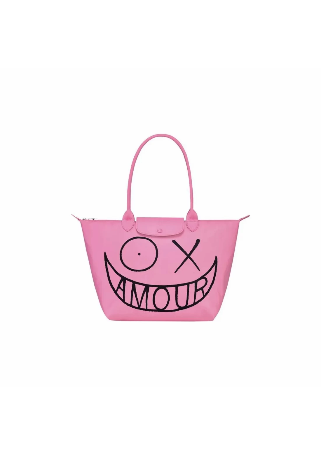 pink graffiti bag