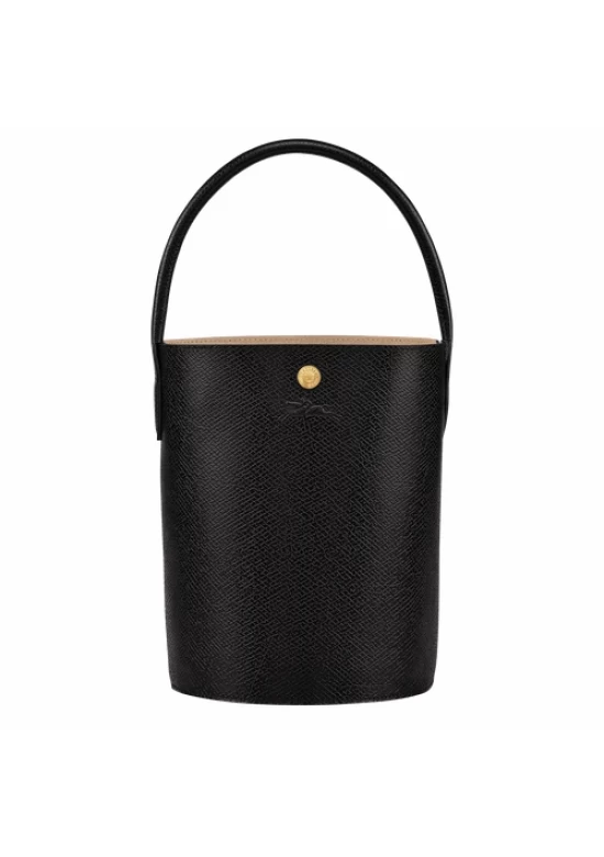 Longchamp Epure Leather Bucket Bag S Black Women