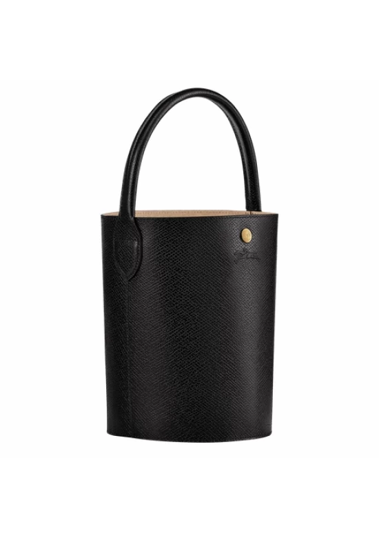 Longchamp Epure Leather Bucket Bag S Black Women