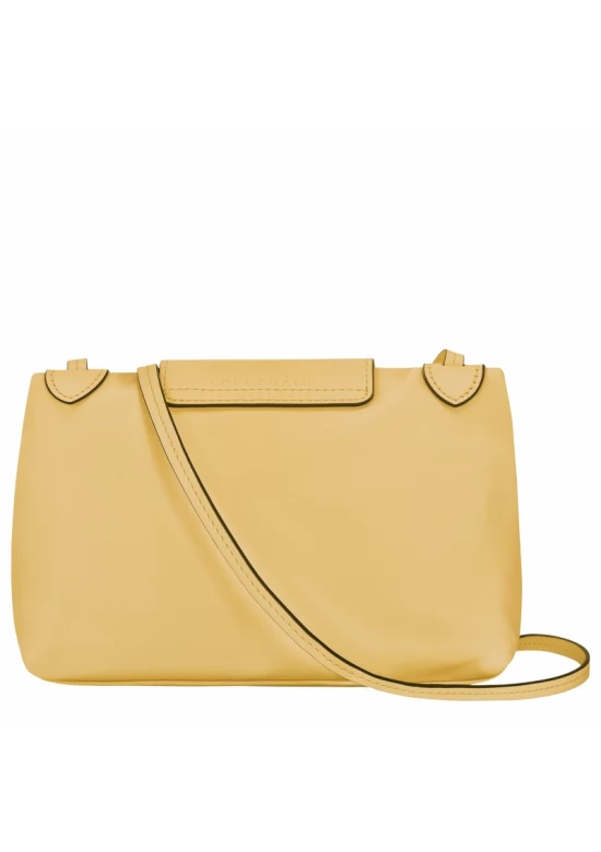 Longchamp Le Pliage Xtra Xs Crossbody Bag Wheat Leather Women